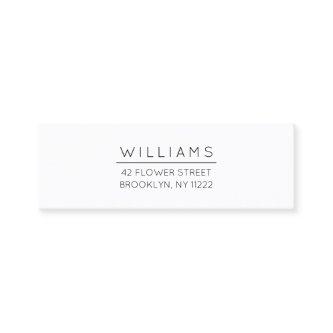 Minimal Typography Address 01 . Mini
