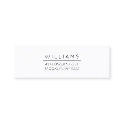 Minimal Typography Address 01 . Mini