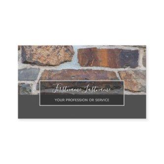 Minimalism ancient castle stonewall gray rectangle