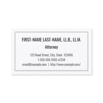 Minimalist Attorney