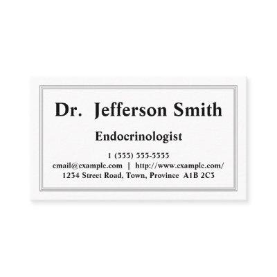 Minimalist & Basic Endocrinologist