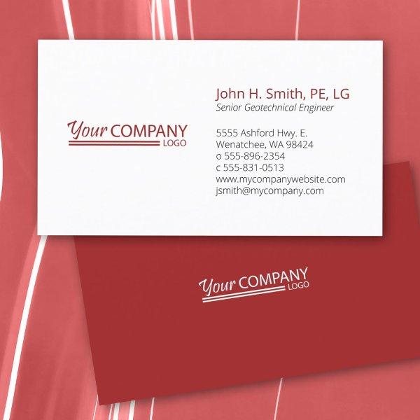 Minimalist Basic Professional Red, White
