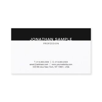 Minimalist Black And White Elegant Cool Template