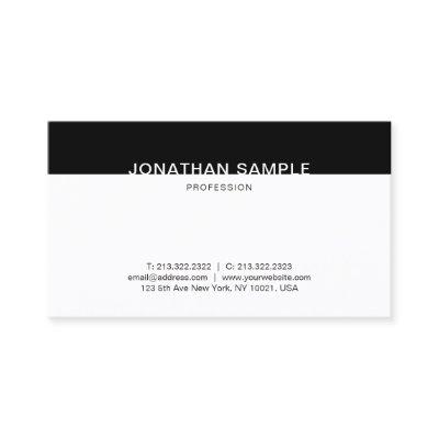 Minimalist Black And White Elegant Cool Template