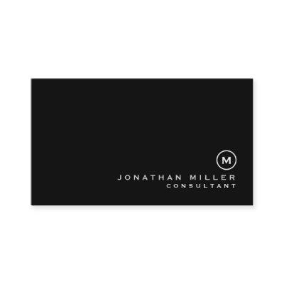 Minimalist Black Monogram
