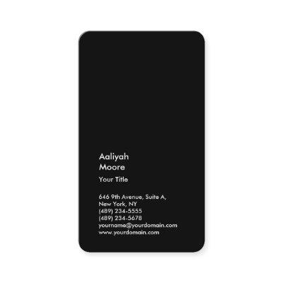 Minimalist Black Plain Modern Professional