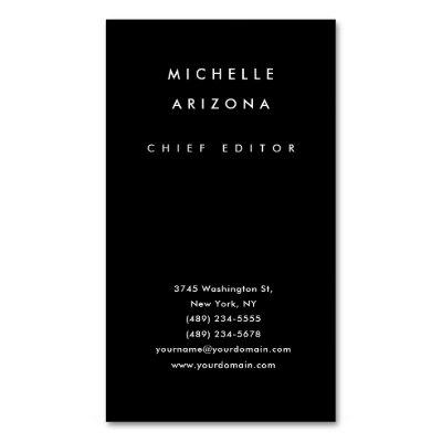 Minimalist Black Professional Modern  Magnet