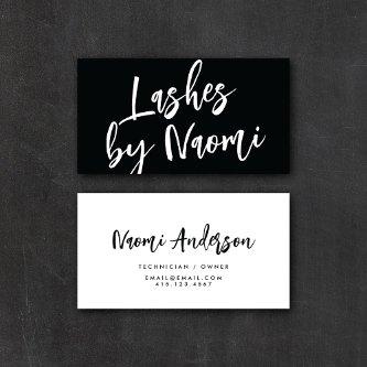 Minimalist Black & White Modern Calligraphy Script