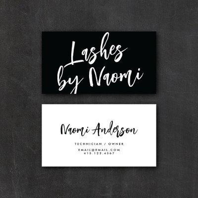 Minimalist Black & White Modern Calligraphy Script