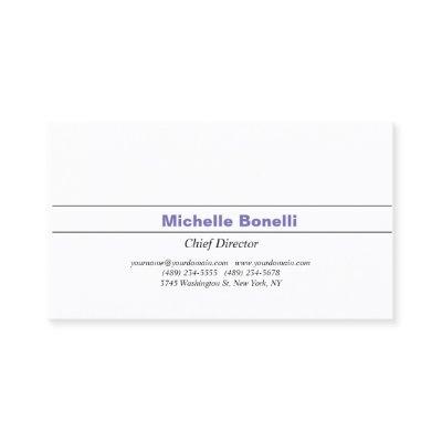 Minimalist Black White Professional Modern