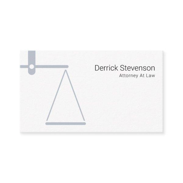Minimalist Blue Scales of Justice, Law Mediator