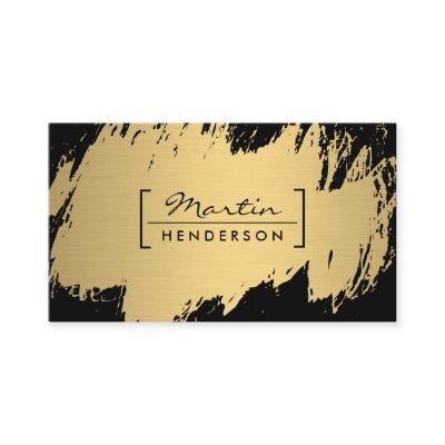 Minimalist / Bracket Embellished / Gold Brushed
