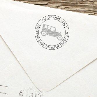 Minimalist Classic Car Modern Simple Elegant Self-inking Stamp