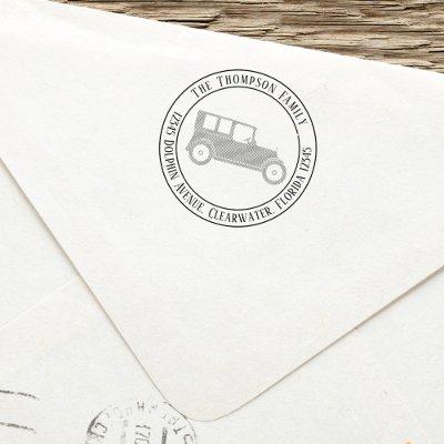 Minimalist Classic Car Modern Simple Elegant Self-inking Stamp