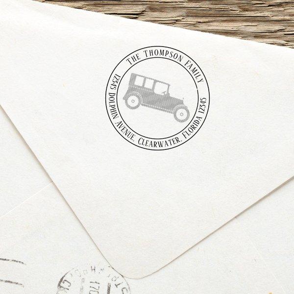 Minimalist Classic Car Modern Simple Elegant Self-inking Stamp