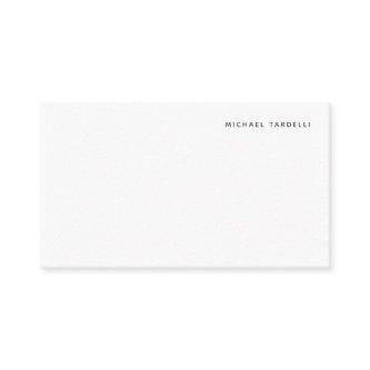 Minimalist Classical Professional Enclosure Card