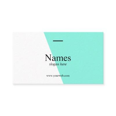 Minimalist Clean Teal Typo