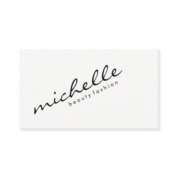 Minimalist Cursive Text