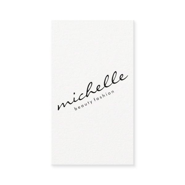 Minimalist Cursive Text