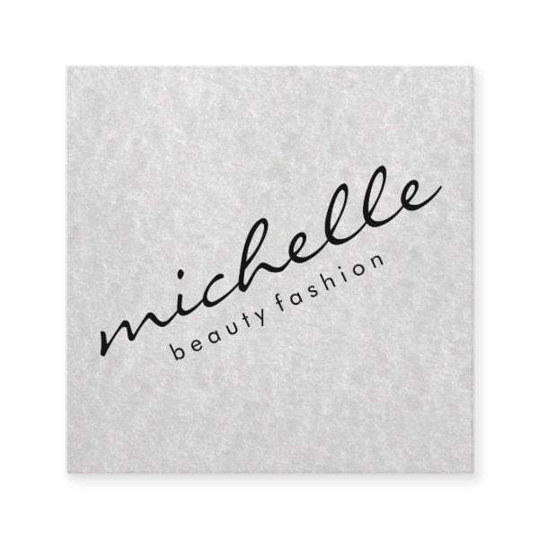 Minimalist Cursive Text Square