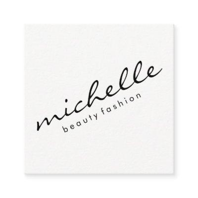 Minimalist Cursive Text Square
