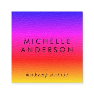 Minimalist Elegant Colorful Texture Square