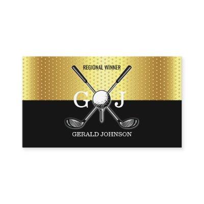 Minimalist Elegant Custom Golf Monogram Design