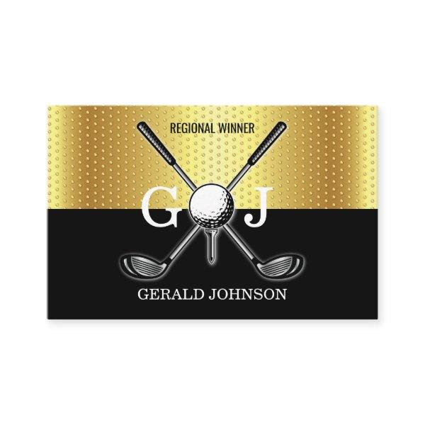Minimalist Elegant Custom Golf Monogram Design