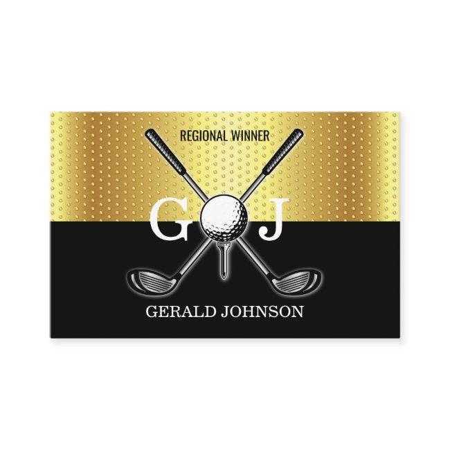 Minimalist Elegant Custom Golf Monogram Design