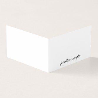 Minimalist Elegant Handwritten Script Simple Plain