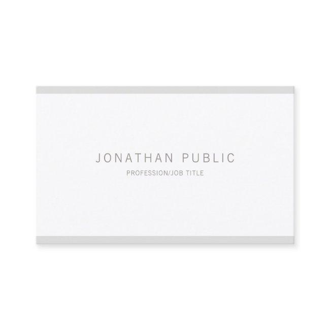 Minimalist Elegant Modern Simple Plain Luxury