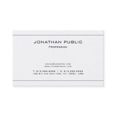 Minimalist Elegant Plain Modern Design Trendy