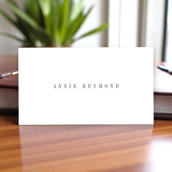 Minimalist elegant professional basic white