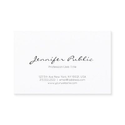 Minimalist Elegant Professional Modern Clean Plain