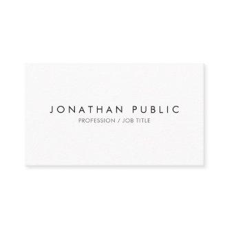 Minimalist Elegant Professional Template Modern