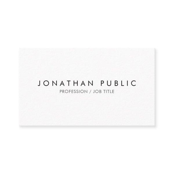 Minimalist Elegant Professional Template Modern