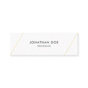 Minimalist Elegant Simple Modern Plain Gold Lines Mini