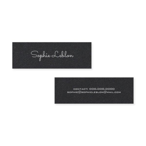minimalist elegant simple premium black mini