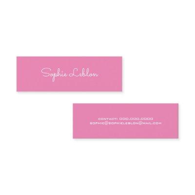 Minimalist Elegant Simple Script Name PINK Mini