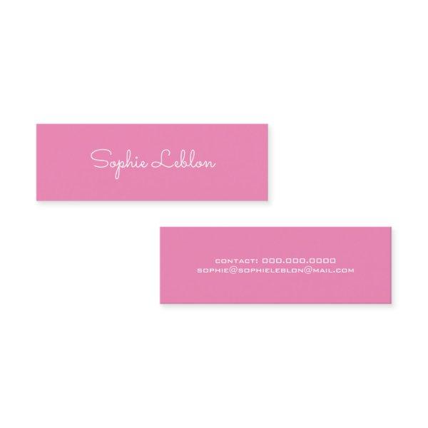 Minimalist Elegant Simple Script Name PINK Mini