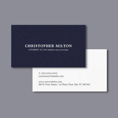 Minimalist Elegant Texture Blue Consultant
