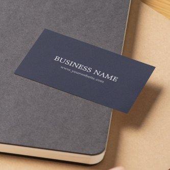 Minimalist Elegant Textured Blue Consultant