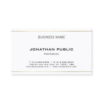 Minimalist Elegant Trendy Modern Sleek Gold Plain