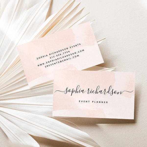 Minimalist Flair | Blush Watercolor and Script