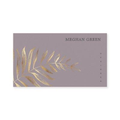 Minimalist Gold Faux Foil Foliage
