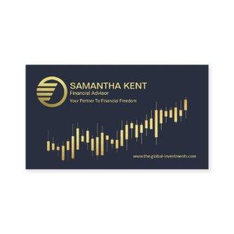 Minimalist Gold Investment Graph Financial Advisor