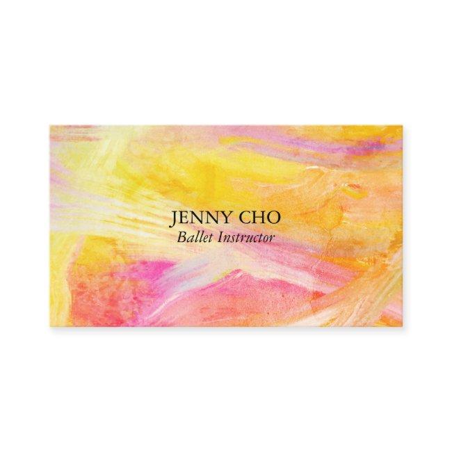 Minimalist golden painting textured