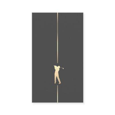 Minimalist Golf Player