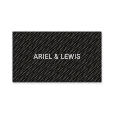 Minimalist gray and black diagonal stripes