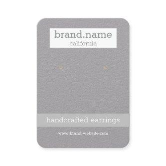 Minimalist Gray Handmade Jewelry Display Holder